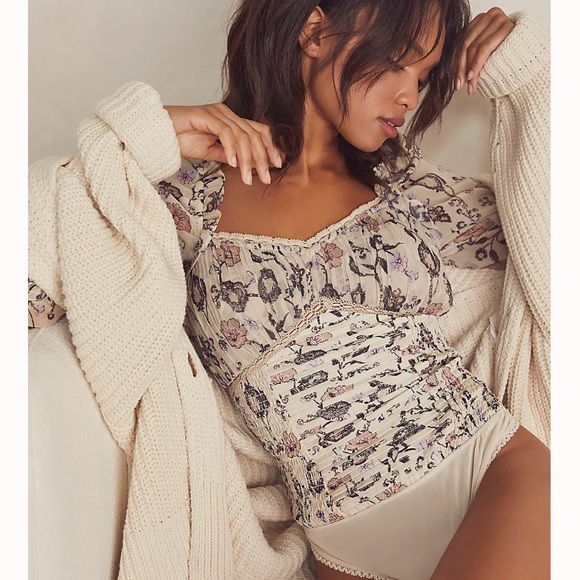 NWOT Free People Brunch Date Bodysuit | Medium - Picture 2 of 9